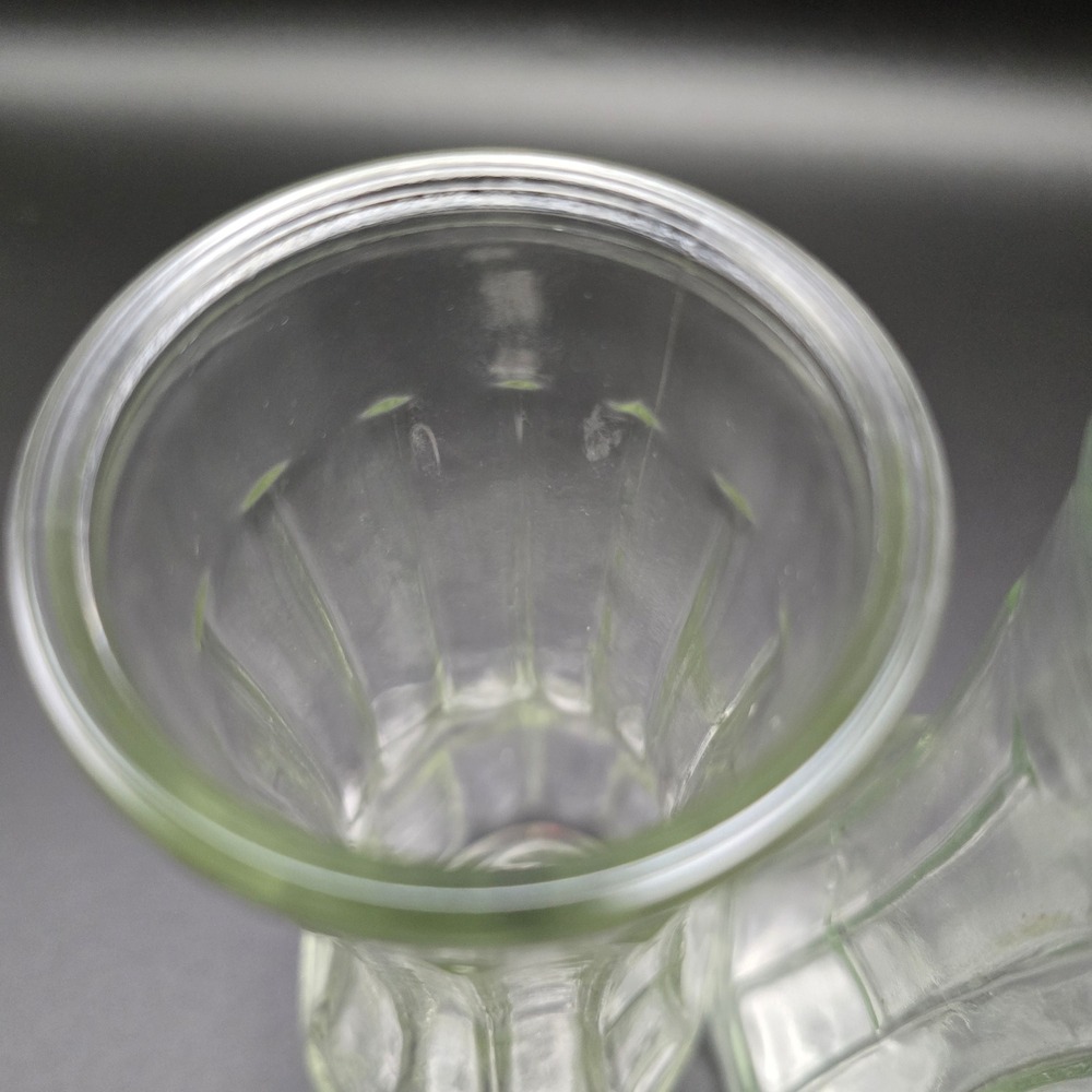 Vintage Good Seasons Glass Salad Dressing Cruet Set of 2 White Flip Top Lids - Picture 16 of 16